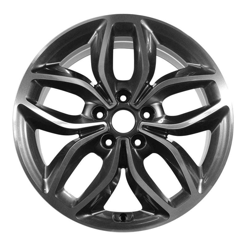 2016 kia forte wheel 18 machined charcoal aluminum 5 lug w74701mc 3