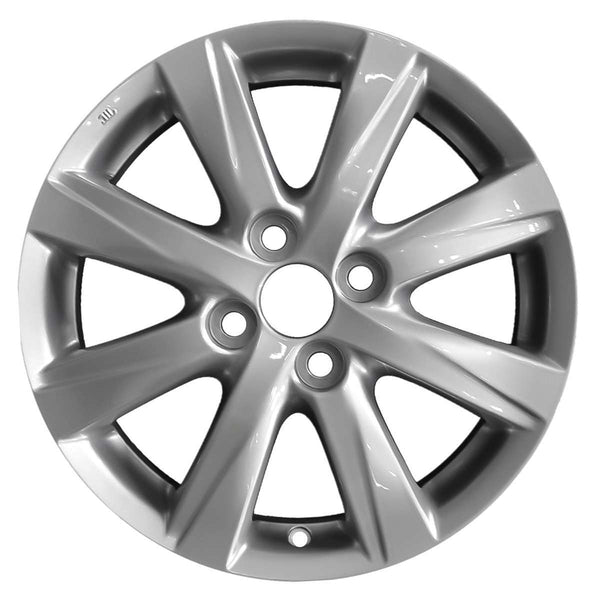2015 toyota yaris wheel 15 silver aluminum 4 lug w75173s 1