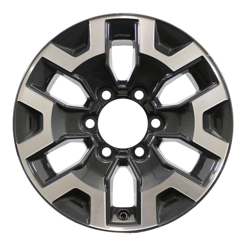 2016 toyota tacoma wheel 16 machined charcoal aluminum 6 lug rw75189mc 1