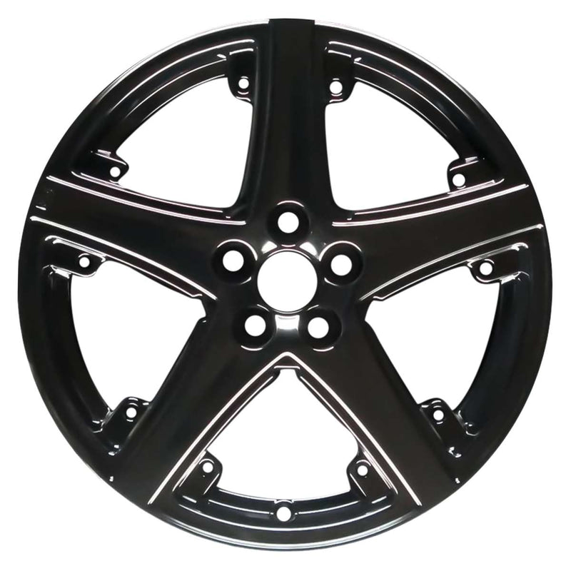 2021 toyota prius wheel 17 black aluminum 5 lug w75204b 6