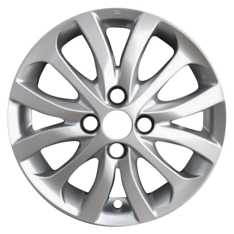 2019 toyota yaris wheel 15 silver aluminum 4 lug w75226s 2