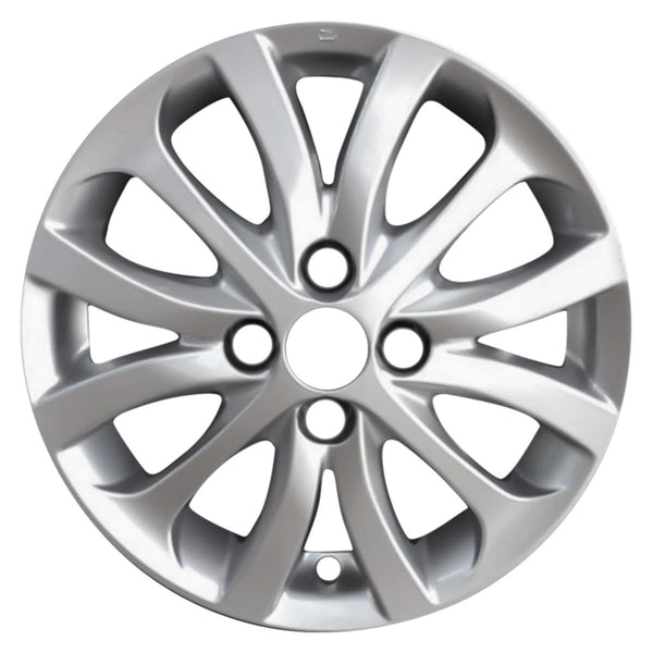 2018 toyota yaris wheel 15 silver aluminum 4 lug w75226s 1