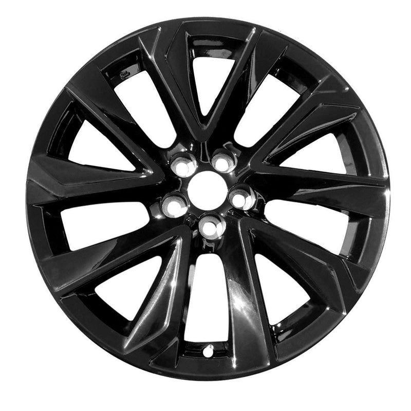 2019 toyota corolla wheel 18 gloss black aluminum 5 lug w75236gb 1