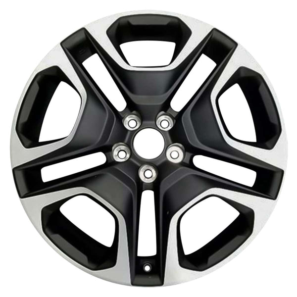 2019 toyota rav4 wheel 19 machined black aluminum 5 lug rw75243mb 1