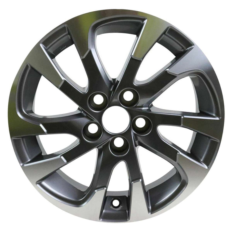 2020 toyota prius wheel 15 machined charcoal aluminum 5 lug w75245mc 2