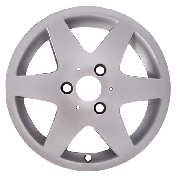 2013 smart car wheel 15 silver aluminum 3 lug w85173s 6