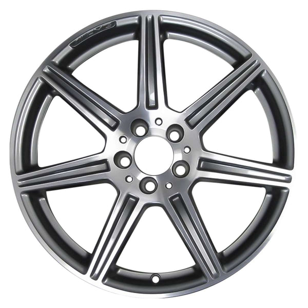 2011 mercedes sls wheel 19 machined charcoal aluminum 5 lug w85192mc 1