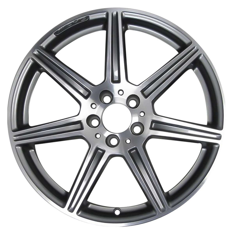 2011 mercedes sls wheel 20 machined charcoal aluminum 5 lug w85193mc 1