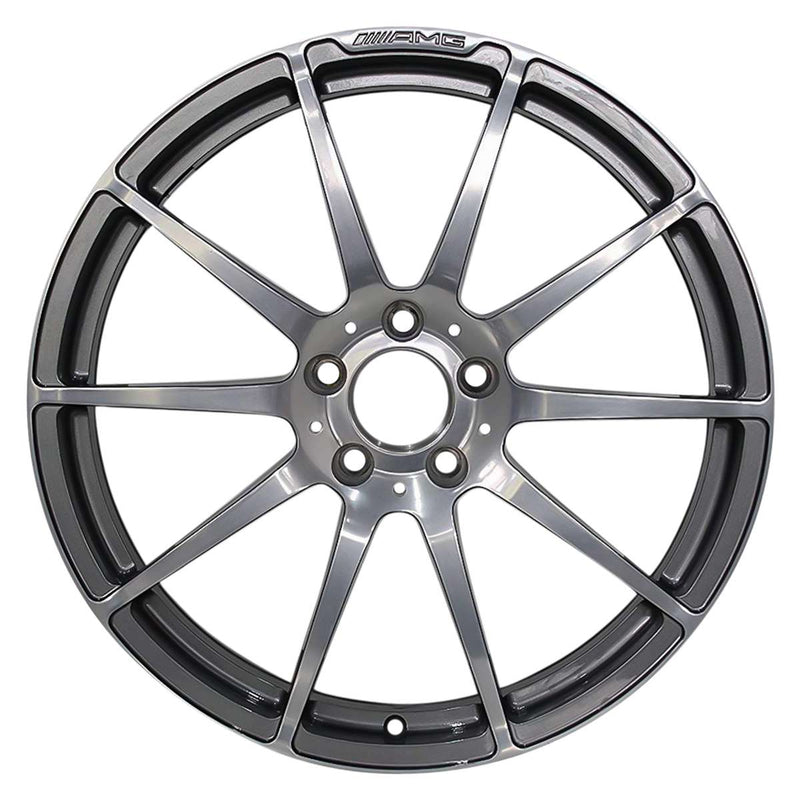 2013 mercedes sls wheel 19 polished charcoal aluminum 5 lug w85206pc 3