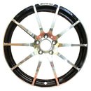 2012 mercedes sls wheel 19 polished black aluminum 5 lug w85206pb 2