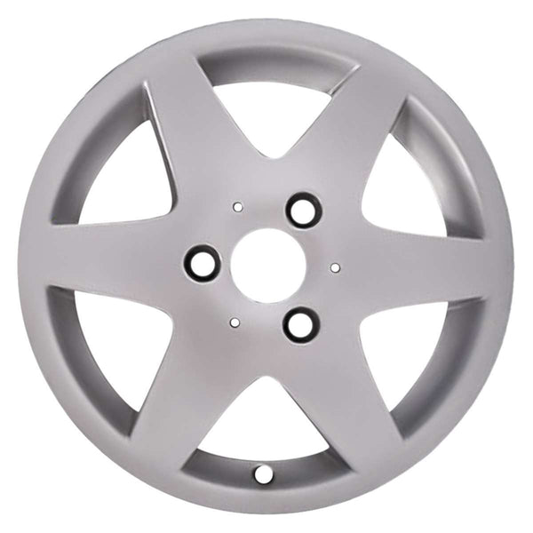 2012 smart car wheel 15 silver aluminum 3 lug w85212s 4