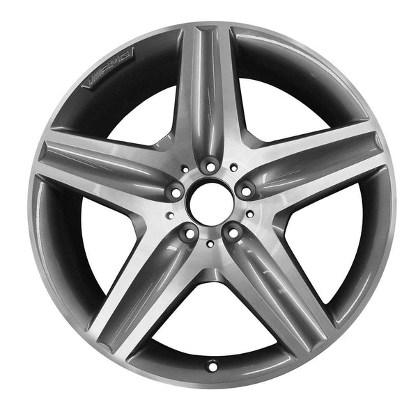 2012 mercedes r350 wheel 20 machined charcoal aluminum 5 lug w85262mc 2