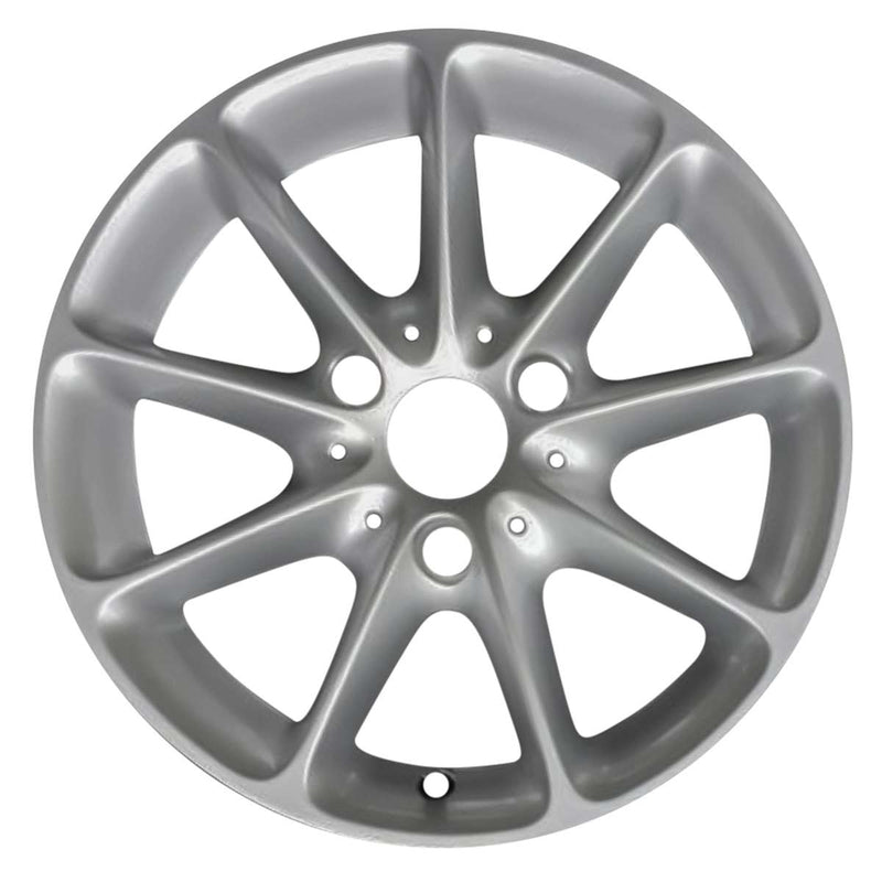 2013 smart car wheel 15 silver aluminum 3 lug w85306s 1