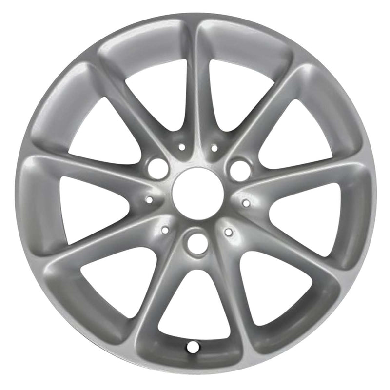 2013 smart car wheel 15 silver aluminum 3 lug w85307s 1