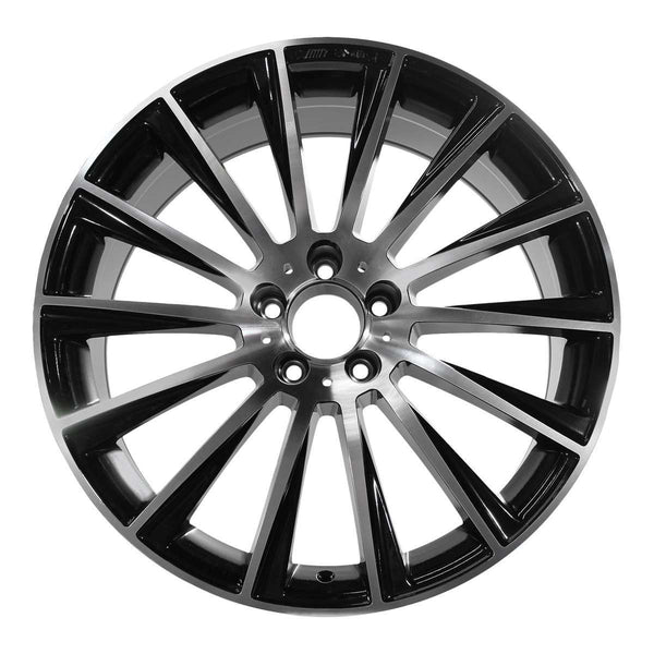 2016 mercedes s400 wheel 20 machined gloss black aluminum 5 lug w85353mb 12