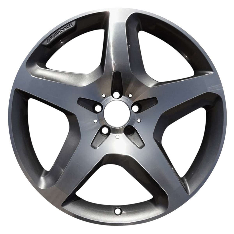 2014 Mercedes GL63 Wheel 21" Machined Charcoal Aluminum 5 Lug W85364MC-1