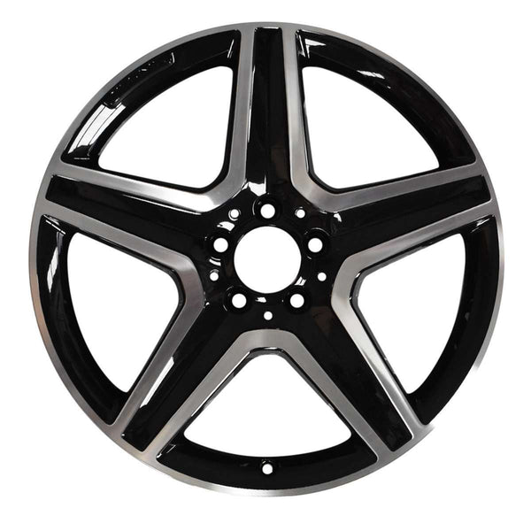 2015 Mercedes GLA250 Wheel 19" Machined Black Aluminum 5 Lug W85384MB-1