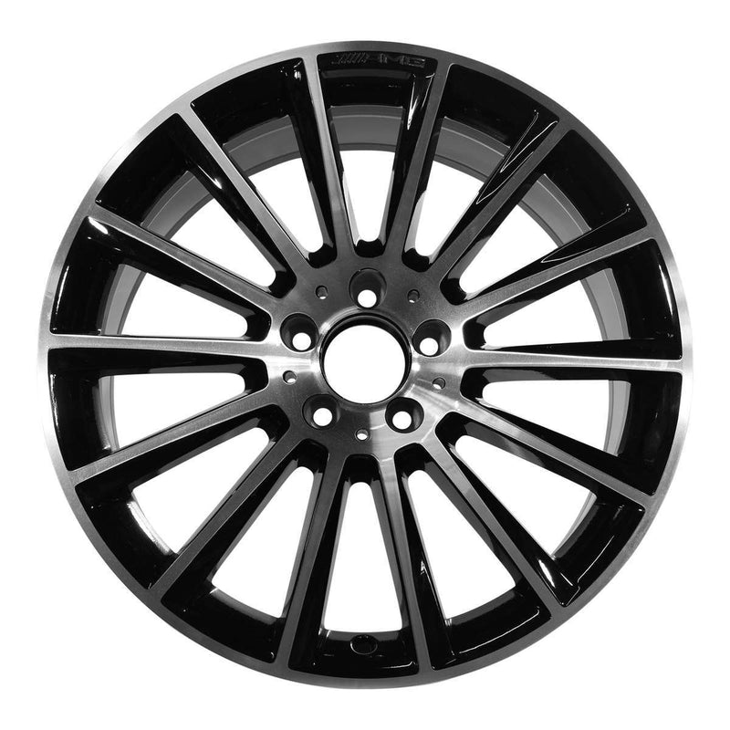 2017 Mercedes C450 Wheel 19" Machined Gloss Black Aluminum 5 Lug W85450MB-8