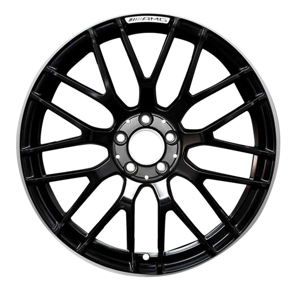 2016 Mercedes CLS63 Wheel 19" Black with Machined Lip Aluminum 5 Lug W85507BML-2