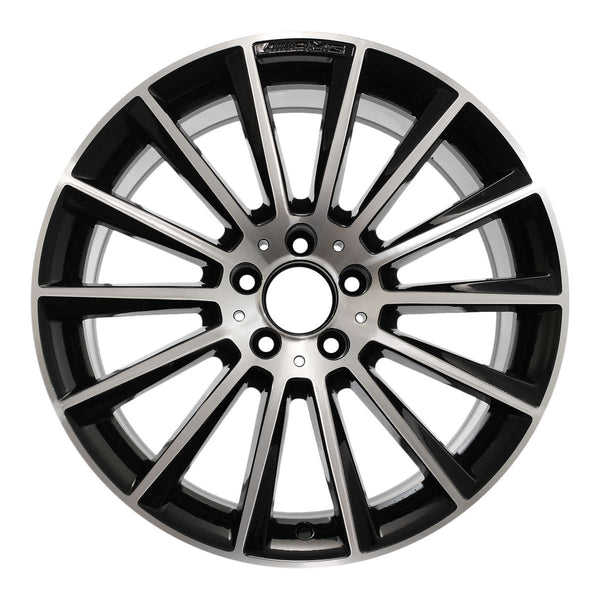 2015 Mercedes C400 Wheel 19" Machined Black Aluminum 5 Lug W85519MB-6