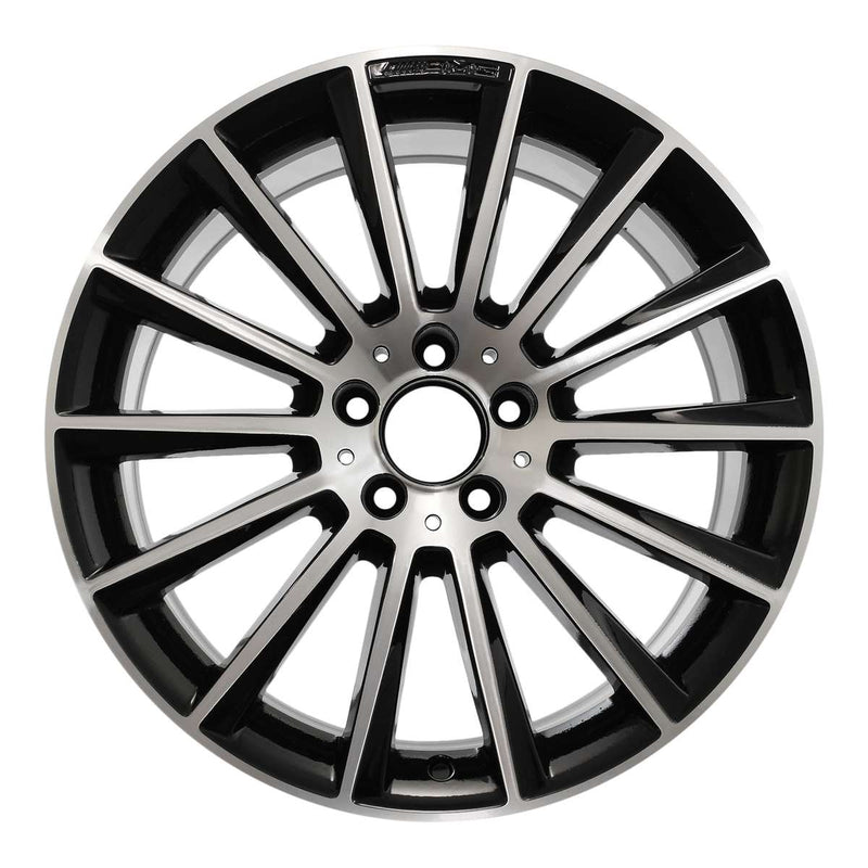 2015 Mercedes C300 Wheel 19" Machined Black Aluminum 5 Lug W85519MB-2