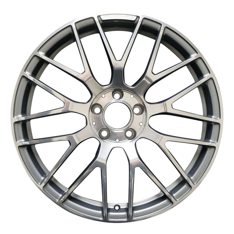 2020 Mercedes C63S Rueda 20" Aluminio Carbón Pulido 5 Lug W85526PC-4