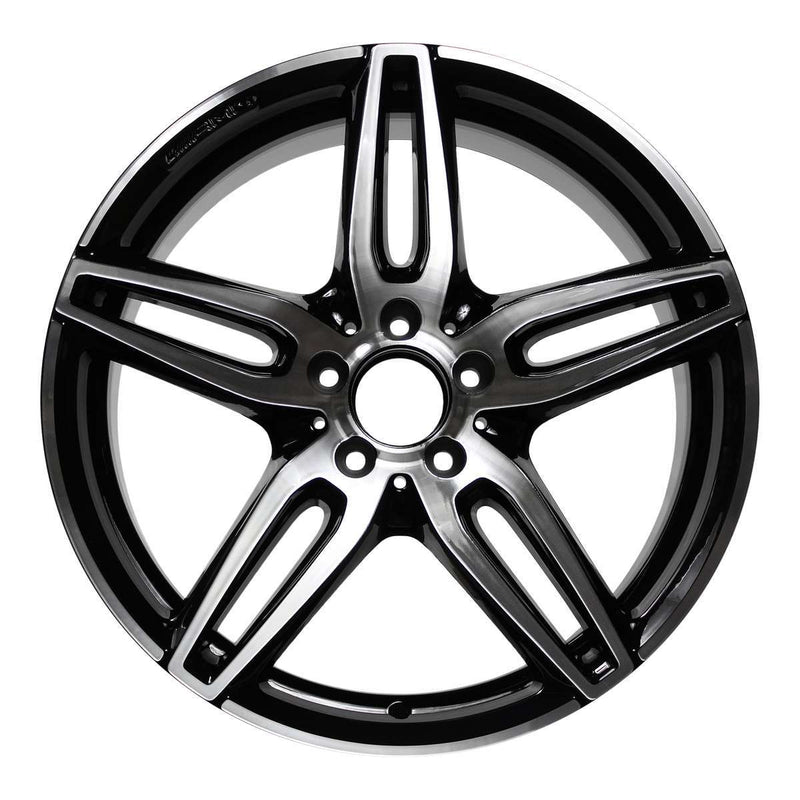 2020 Mercedes E450 Wheel 19" Machined Gloss Black Aluminum 5 Lug W85541MB-7