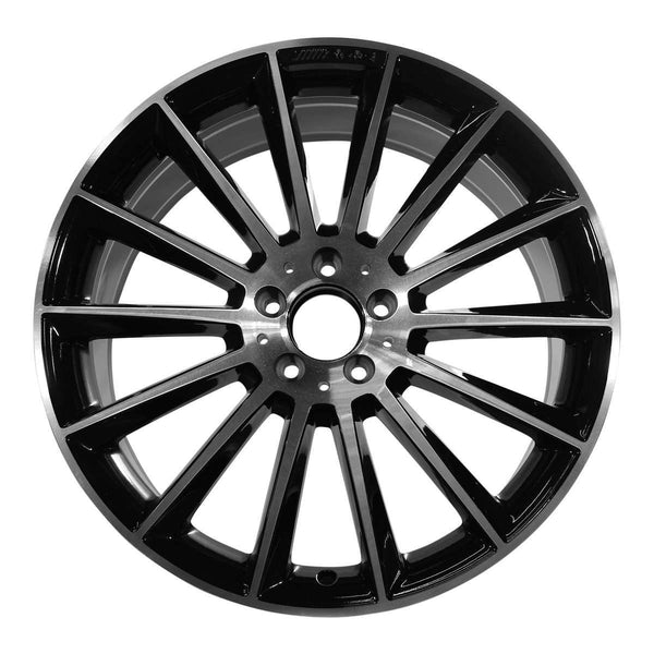 2017 Mercedes E43 Wheel 20" Machined Gloss Black Aluminum 5 Lug W85545MB-2