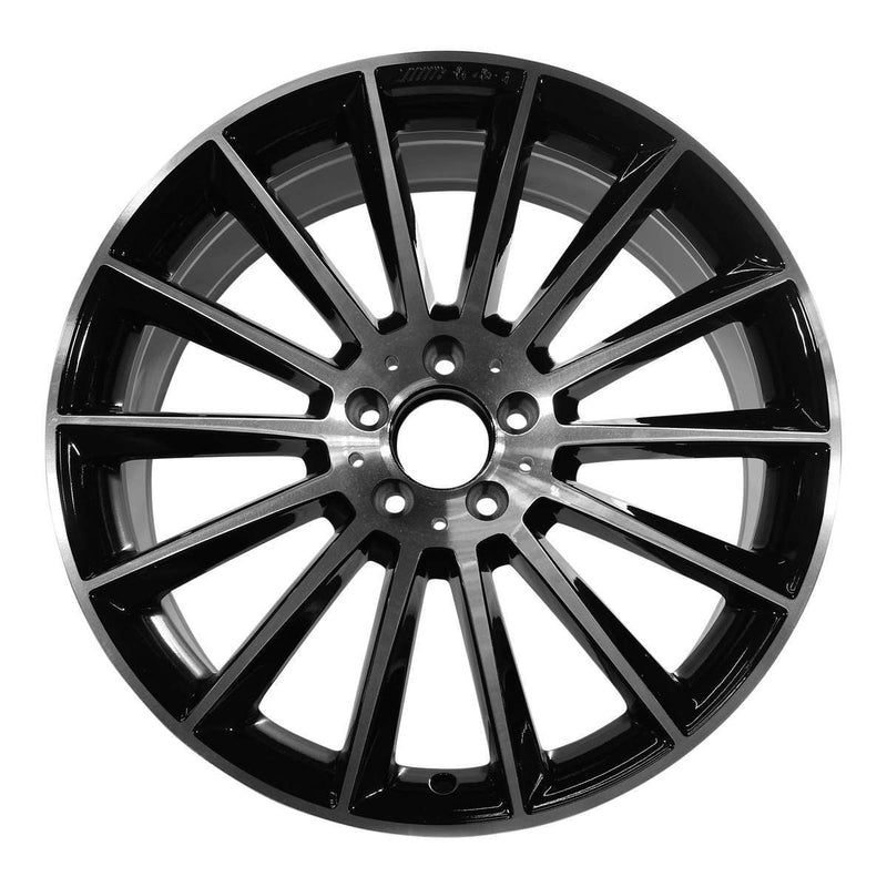 2018 Mercedes E43 Wheel 20" Machined Gloss Black Aluminum 5 Lug W85545MB-3