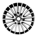 2019 Mercedes GLS63 Rueda 22" Aluminio negro mecanizado 5 lengüetas W85554AMB-5