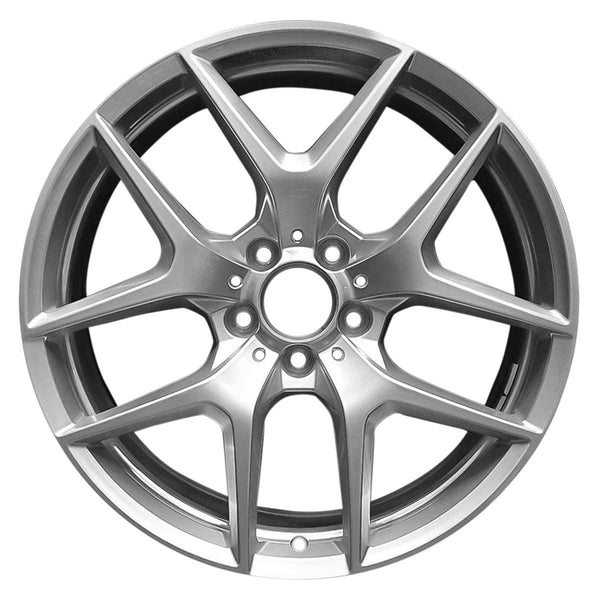 2017 Mercedes GT Wheel 19" Machined Silver Aluminum 5 Lug W85555MS-1