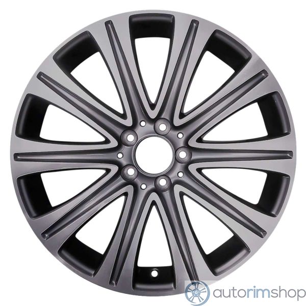 2018 Mercedes E400 Rueda 19" Aluminio plateado maquinado 5 Lug W85610MS-3