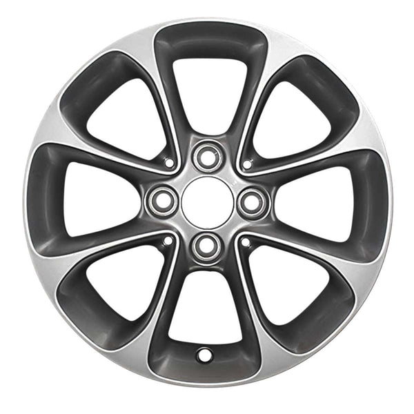 2018 Smart Car Wheel 15" Silver Aluminum 4 Lug W85634S-1