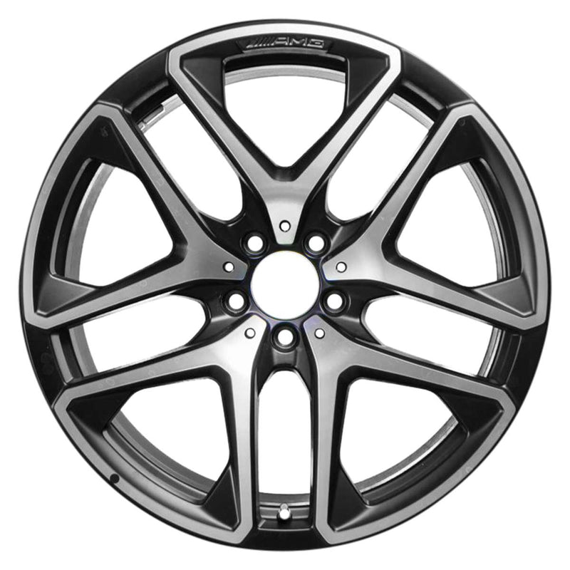 2019 Mercedes GLC63 Wheel 20" Machined Black Aluminum 5 Lug W85643MB-2