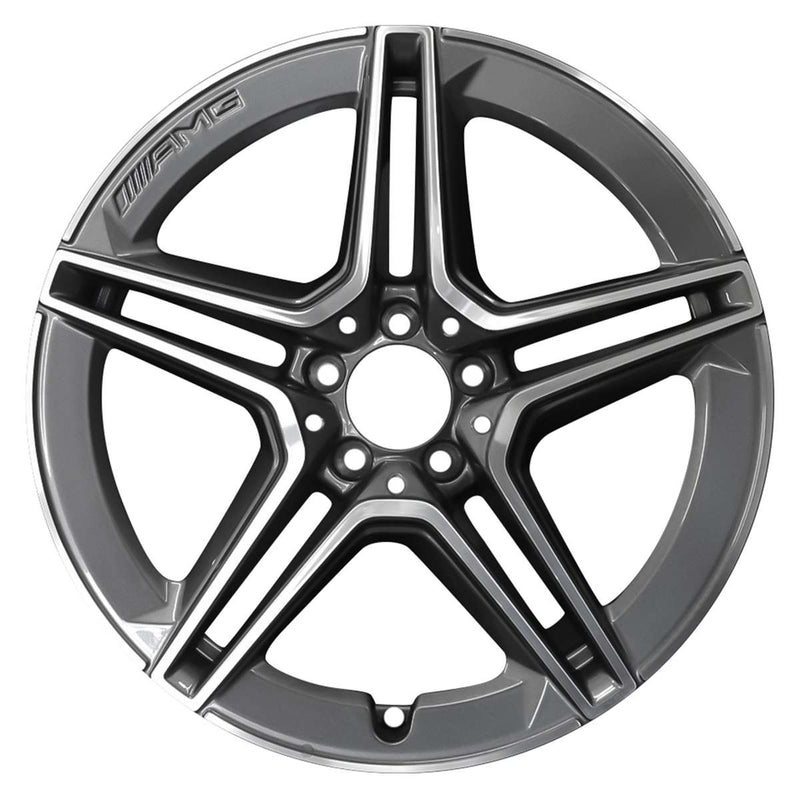 2019 Mercedes CLS450 Wheel 19" Machined Charcoal Aluminum 5 Lug W85668MC-1