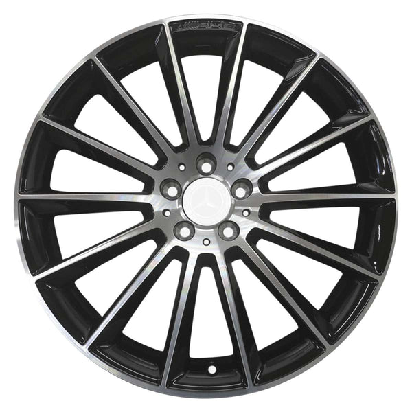 2019 Mercedes CLS53 Wheel 20" Machined Black Aluminum 5 Lug W85672MB-2