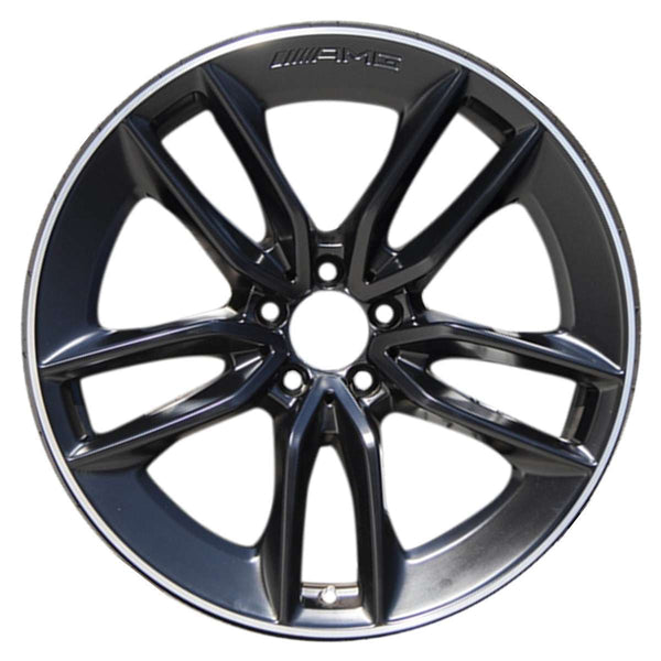 2019 Mercedes CLS53 Wheel 20" Black with Machined Lip Aluminum 5 Lug W85680BML-1