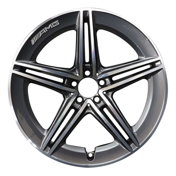 2020 Mercedes AMG Wheel 20" Machined Charcoal Aluminum 5 Lug W85787MC-2