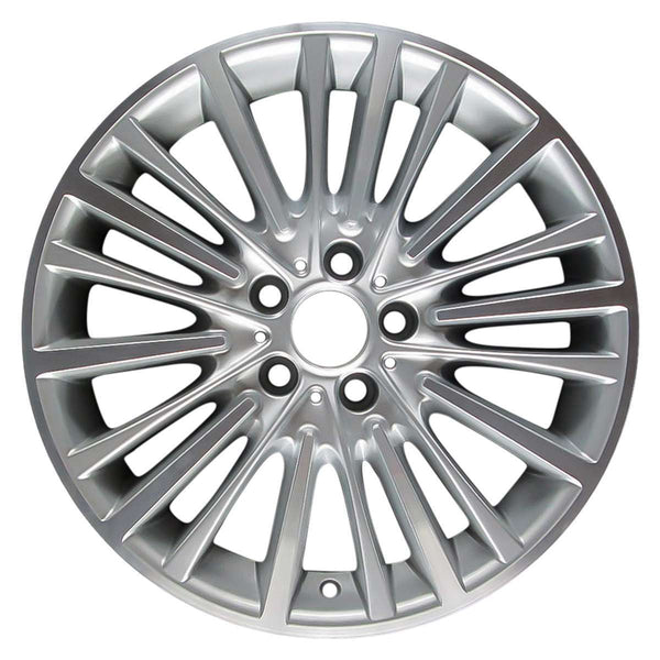 2015 BMW 528i Wheel 19" Machined Silver Aluminum 5 Lug W86002MS-22