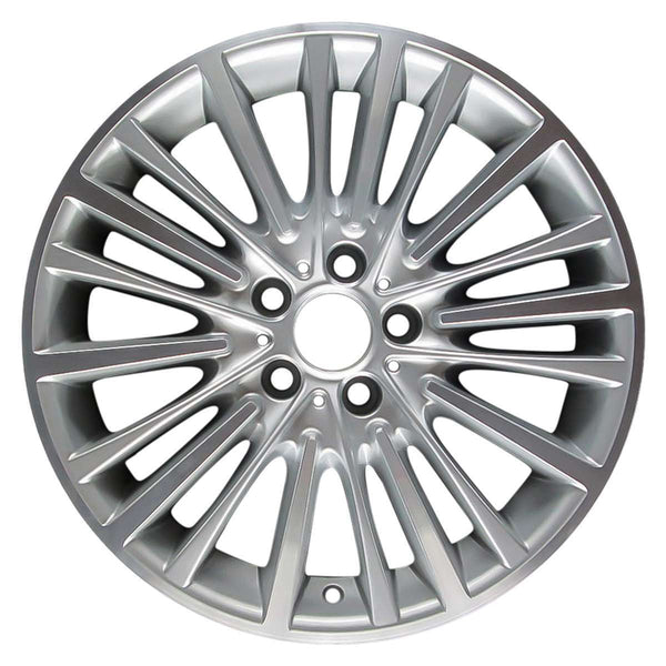 2013 BMW 528i Wheel 19" Machined Silver Aluminum 5 Lug W86002MS-20