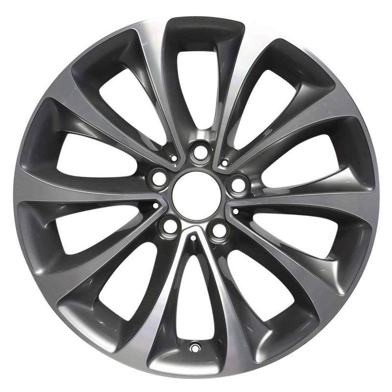 2015 BMW 740i Wheel 19" Machined Silver Aluminum 5 Lug W86036MS-10