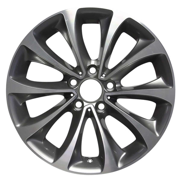 2014 BMW 550i Wheel 19" Machined Silver Aluminum 5 Lug W86036MS-5