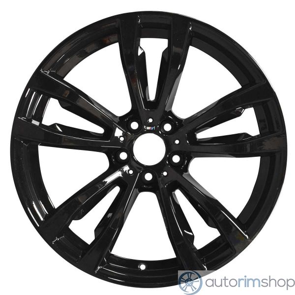 2019 BMW X6 Wheel 20" Black Aluminum 5 Lug W86053B-5