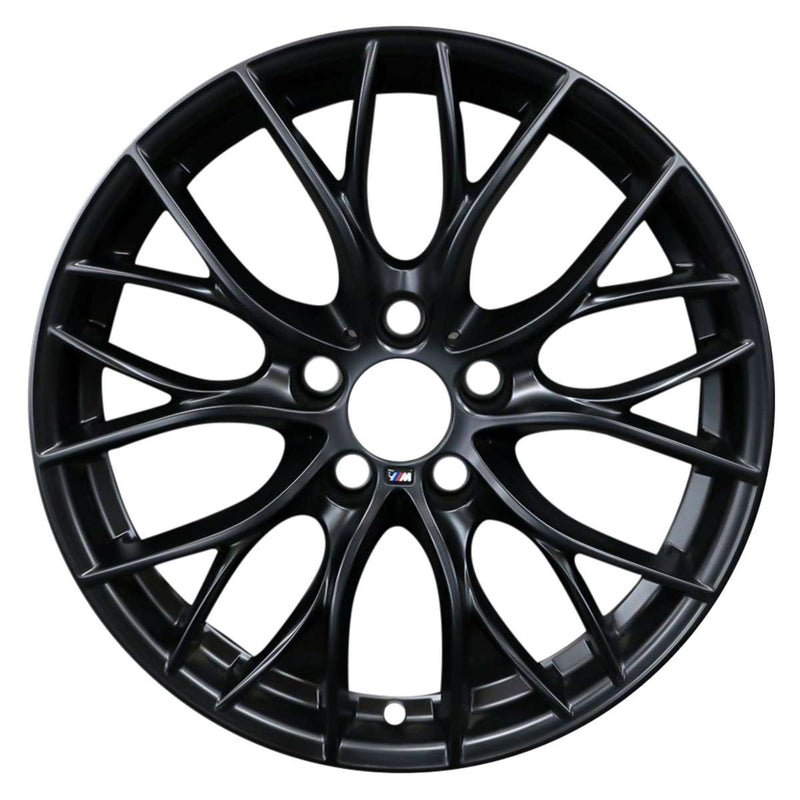 2015 BMW 328i Wheel 18" Black Aluminum 5 Lug W86064B-22