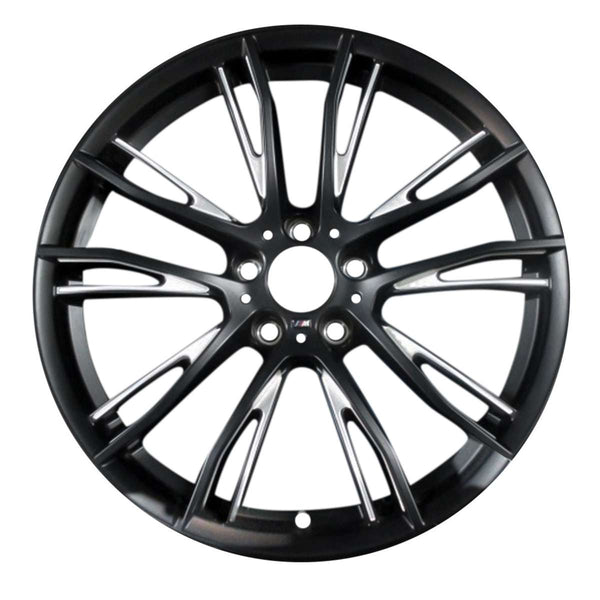 2015 BMW 320i Wheel 20" Polished Black Aluminum 5 Lug W86065PB-19