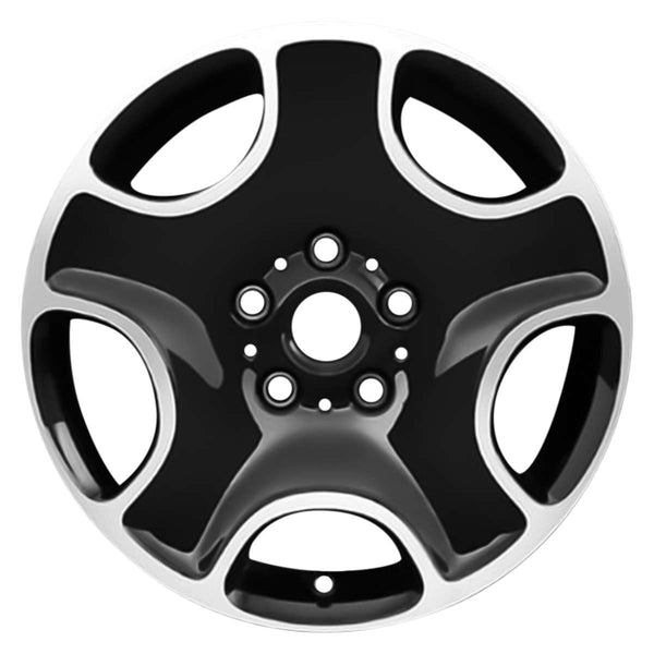 2014 Mini Cooper Wheel 17" Machined Gloss Black Aluminum 5 Lug W86069MB-6