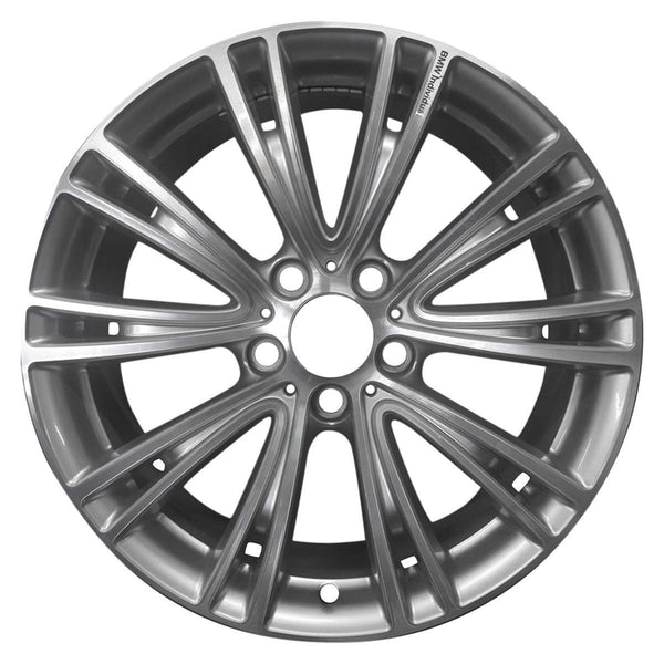 2016 BMW 320i Wheel 19" Machined Silver Aluminum 5 Lug W86086MS-6