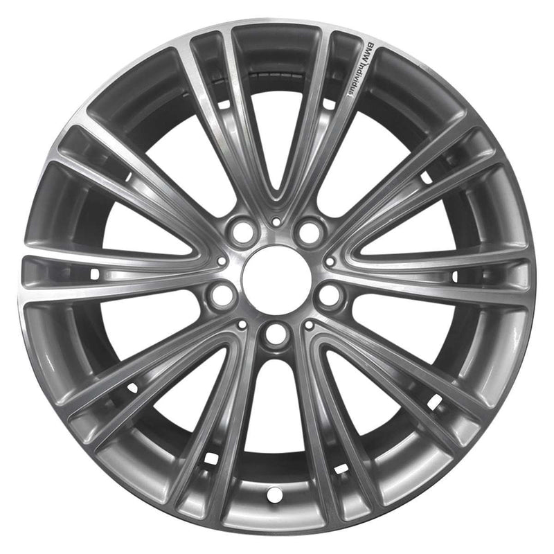 2016 BMW 330E Wheel 19" Machined Silver Aluminum 5 Lug W86088MS-3