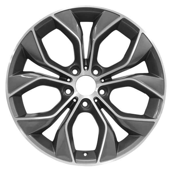 2015 bmw x4 wheel 19 machined charcoal aluminum 5 lug rw86103mc 1