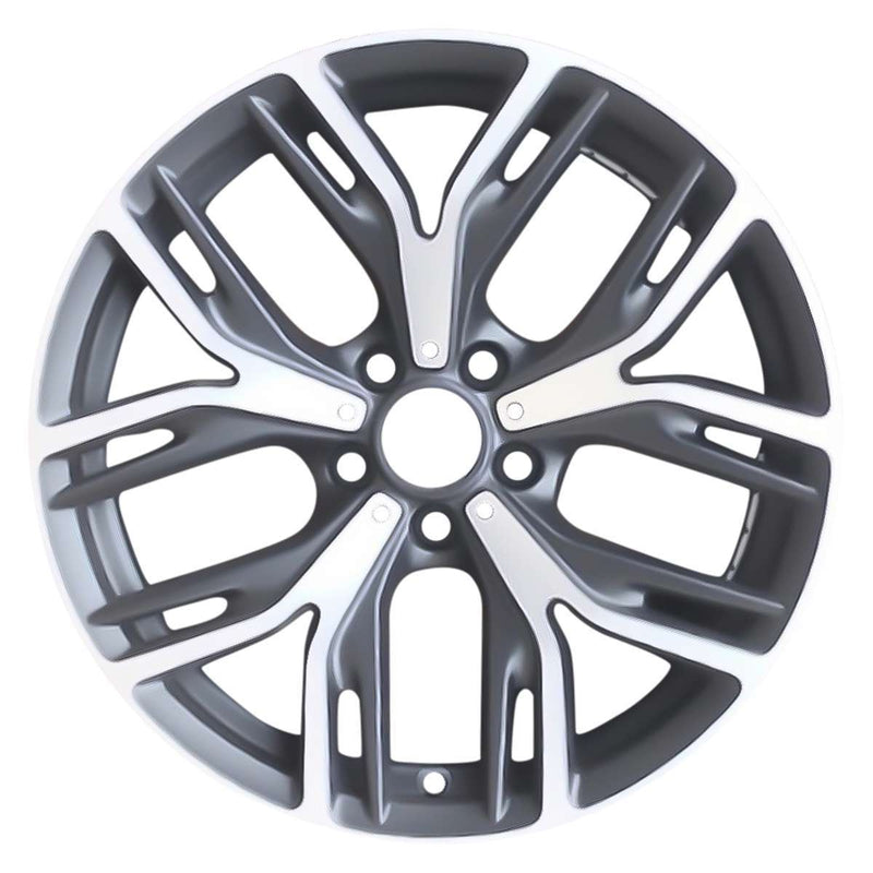 2016 BMW X3 Wheel 20" Machined Charcoal Aluminum 5 Lug W86107MC-2